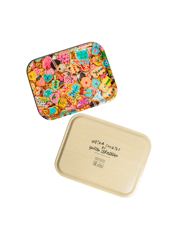 weird cookies tray