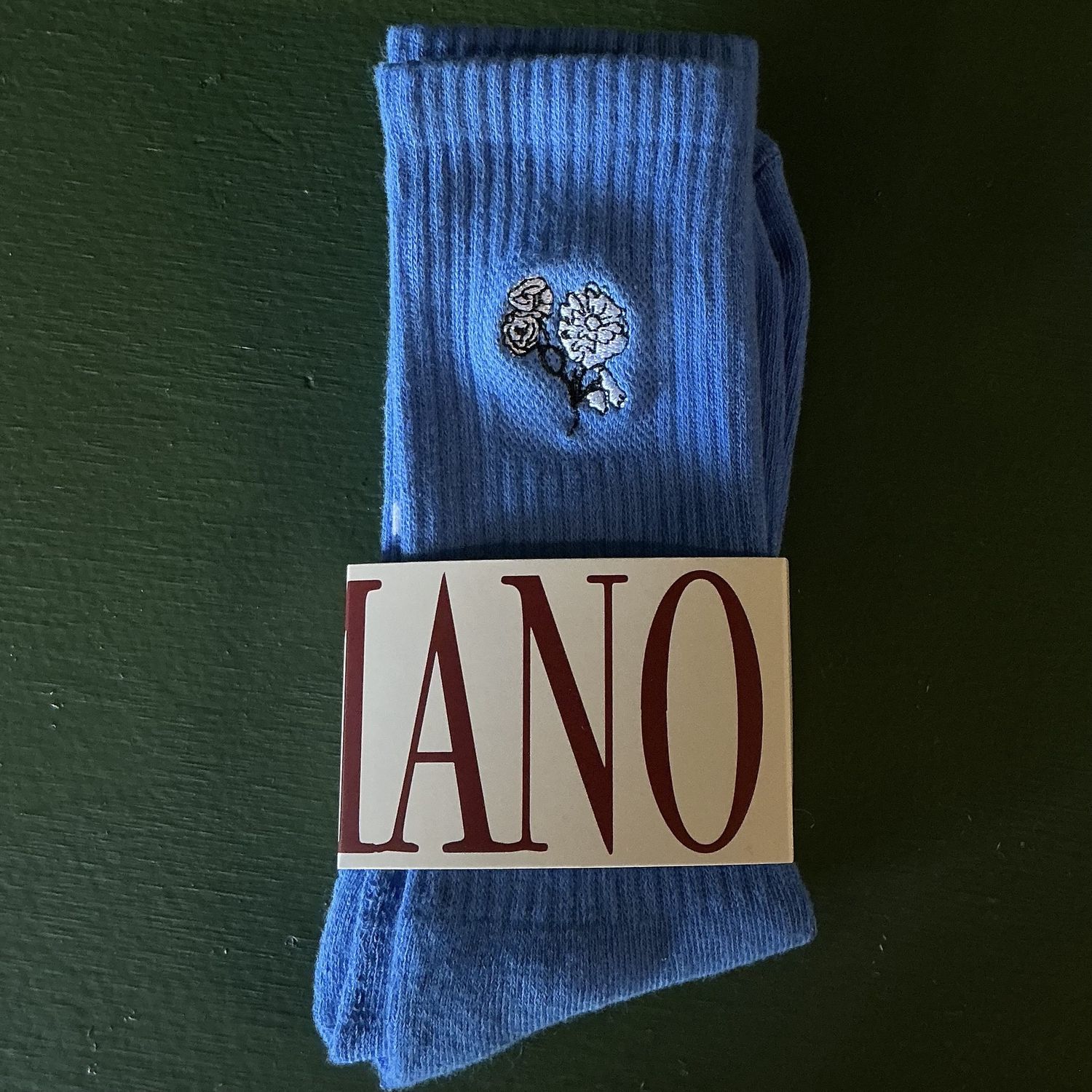 Classic Socks, Color: Solid Blue