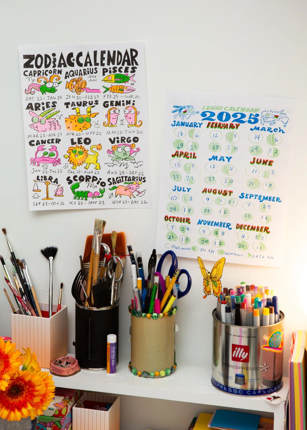 2025 lunar and zodiac calendar