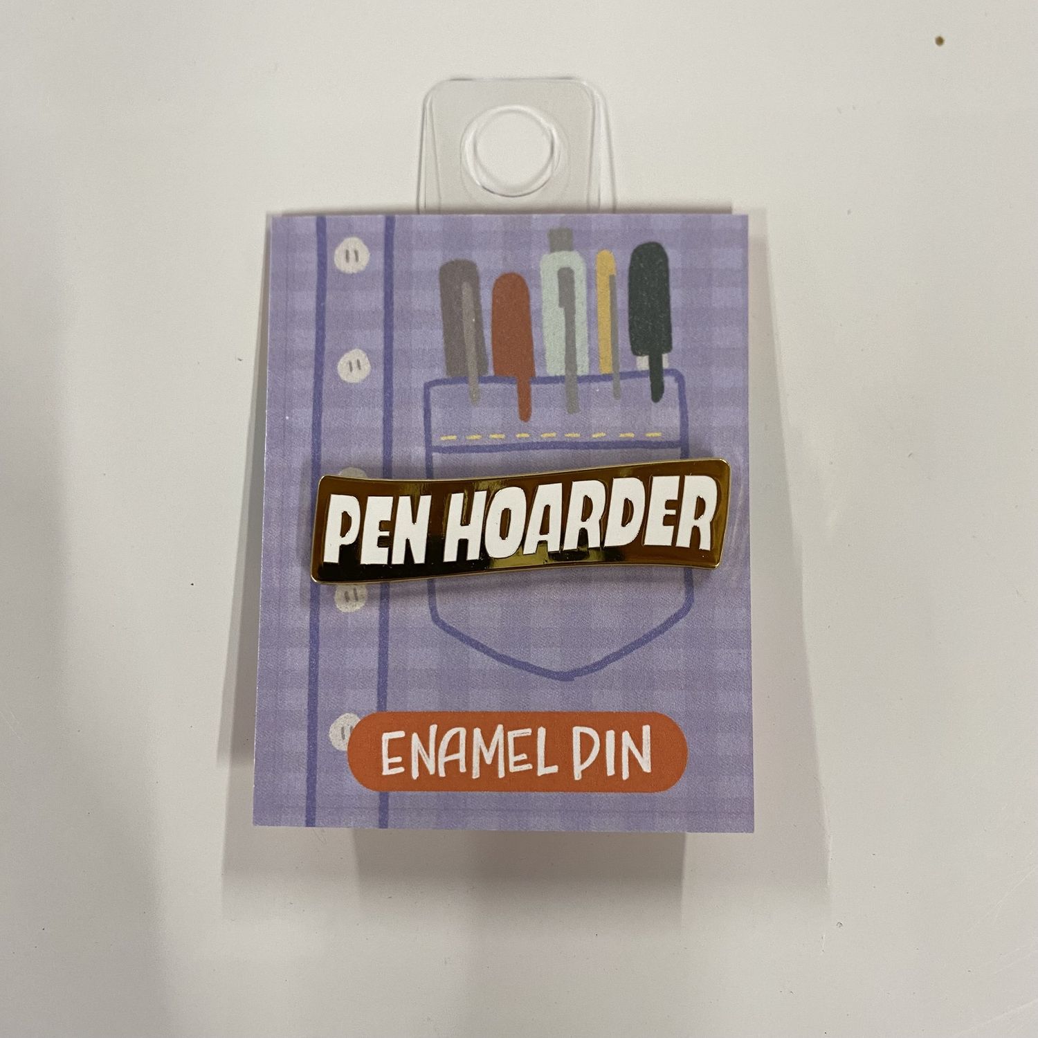 Pen Hoarders Enamel Pin