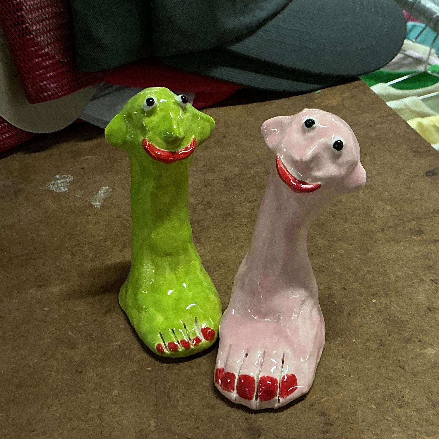 Ceramic Foot Guy Incense Holder