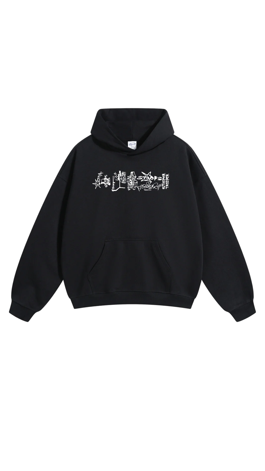 Writer Hoodie, Color: BLACK, Size: MEDIUM