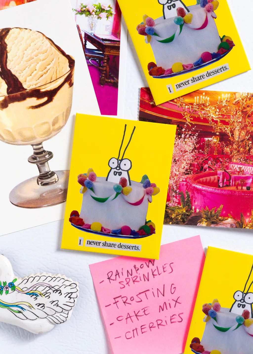 i never share desserts magnet