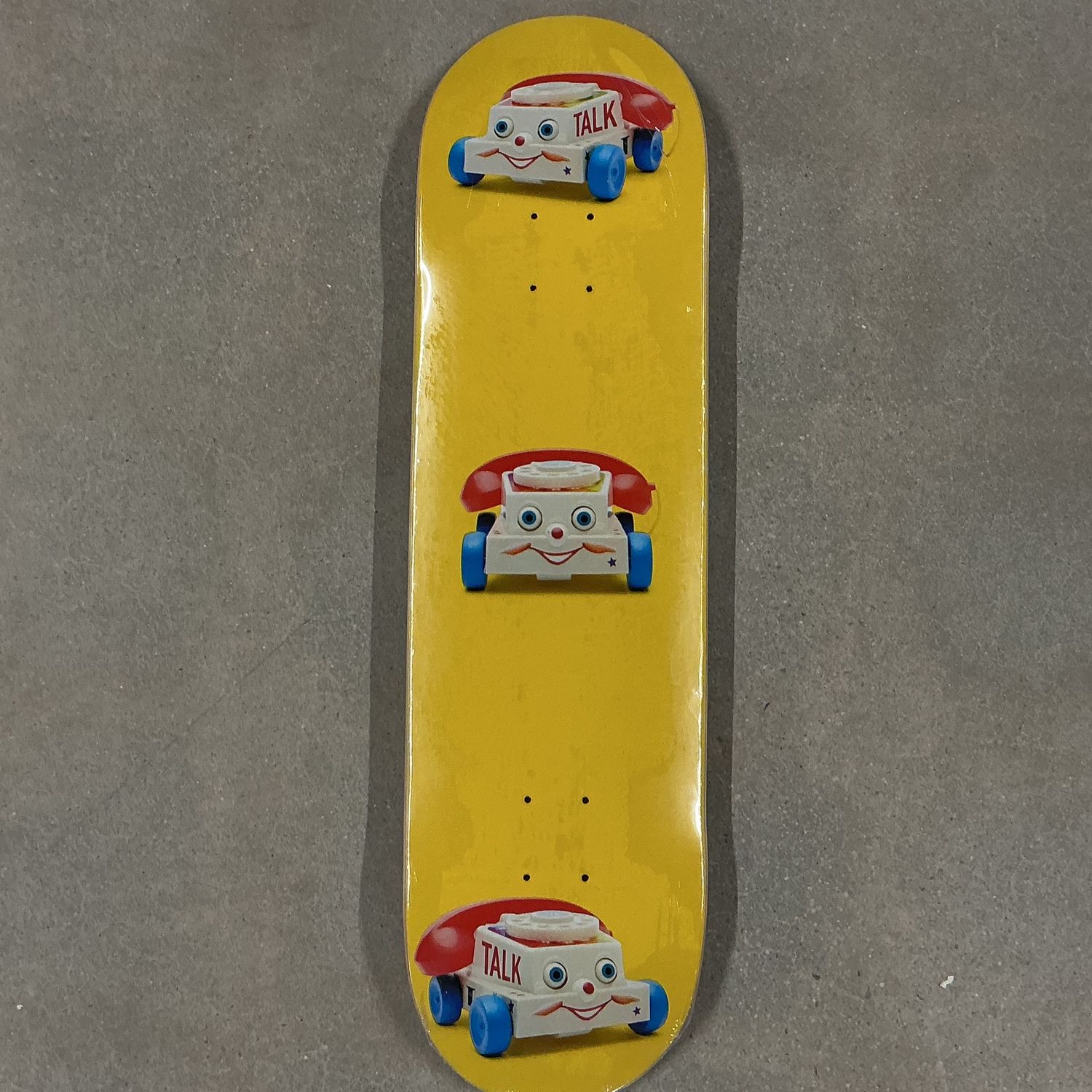 Talk Chatter phone deck, Color: YELLOW, Size: 8.5