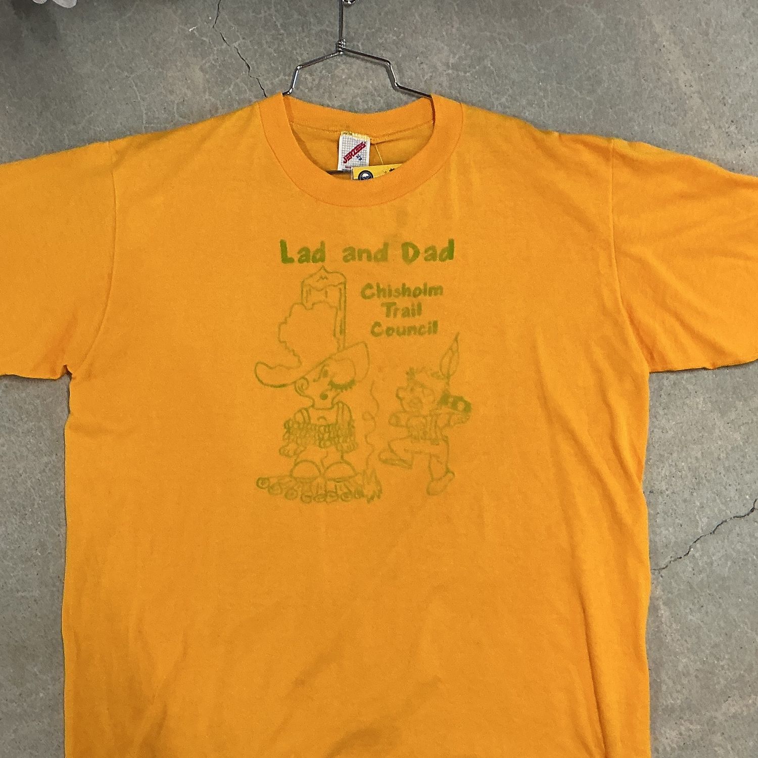 Lad and Dad Tee, Color: YELLOW, Size: XL