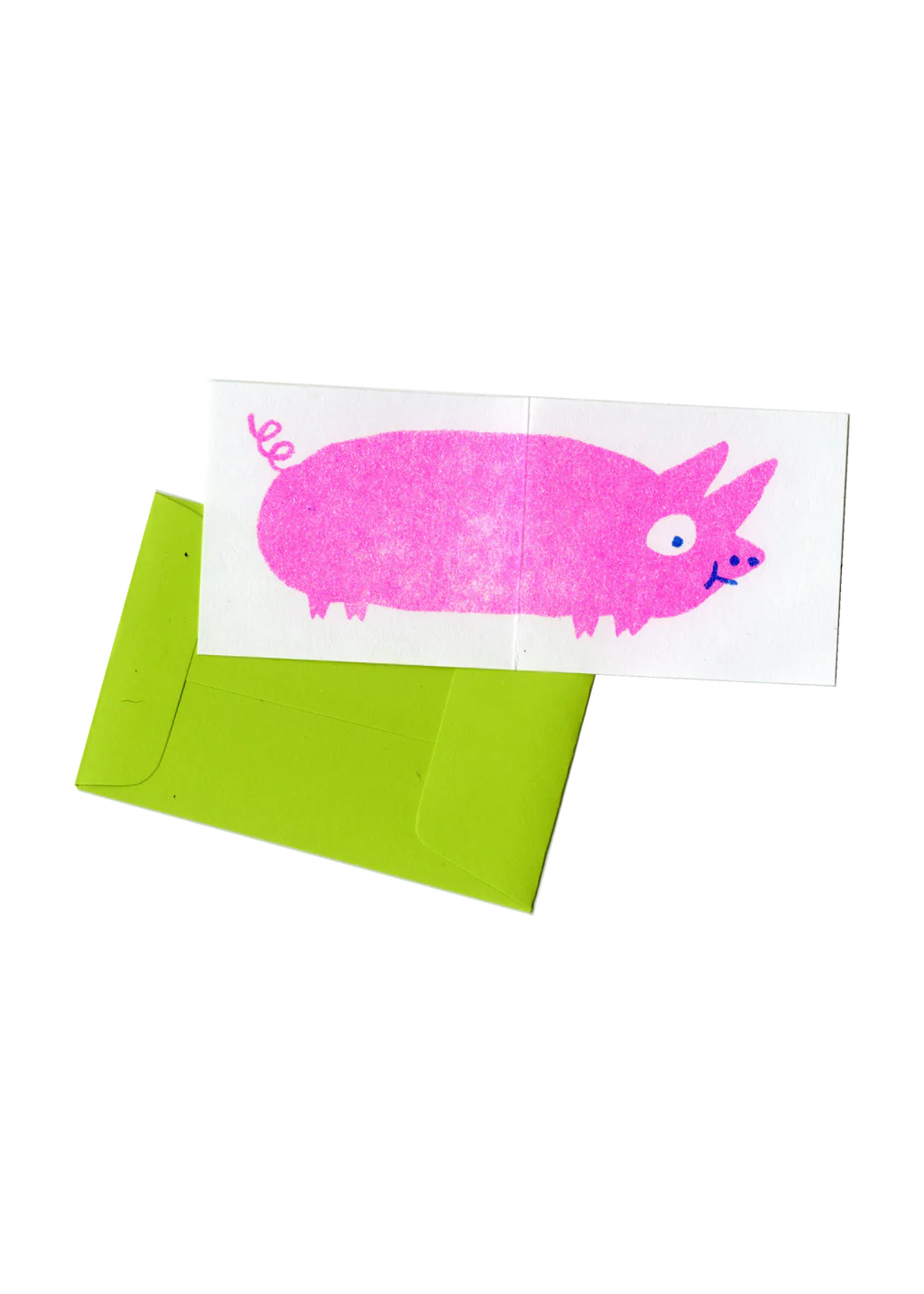 mini card, design: pig