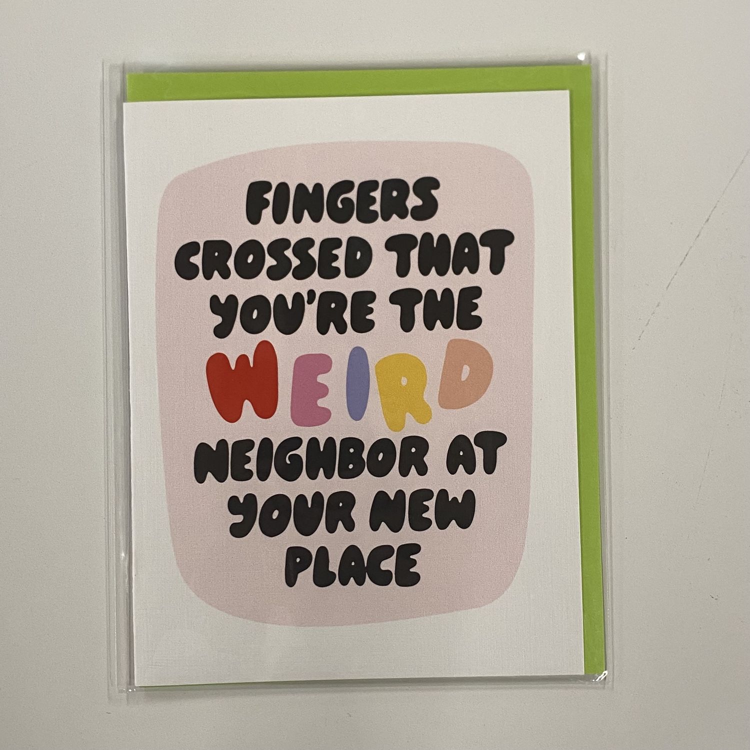 Fingers Crossed Card- AHWA