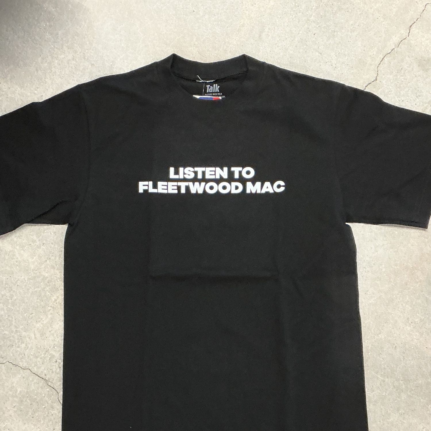 Talk Listen To Fleetwood Mac T-Shirt, Color: BLACK, Size: MEDIUM