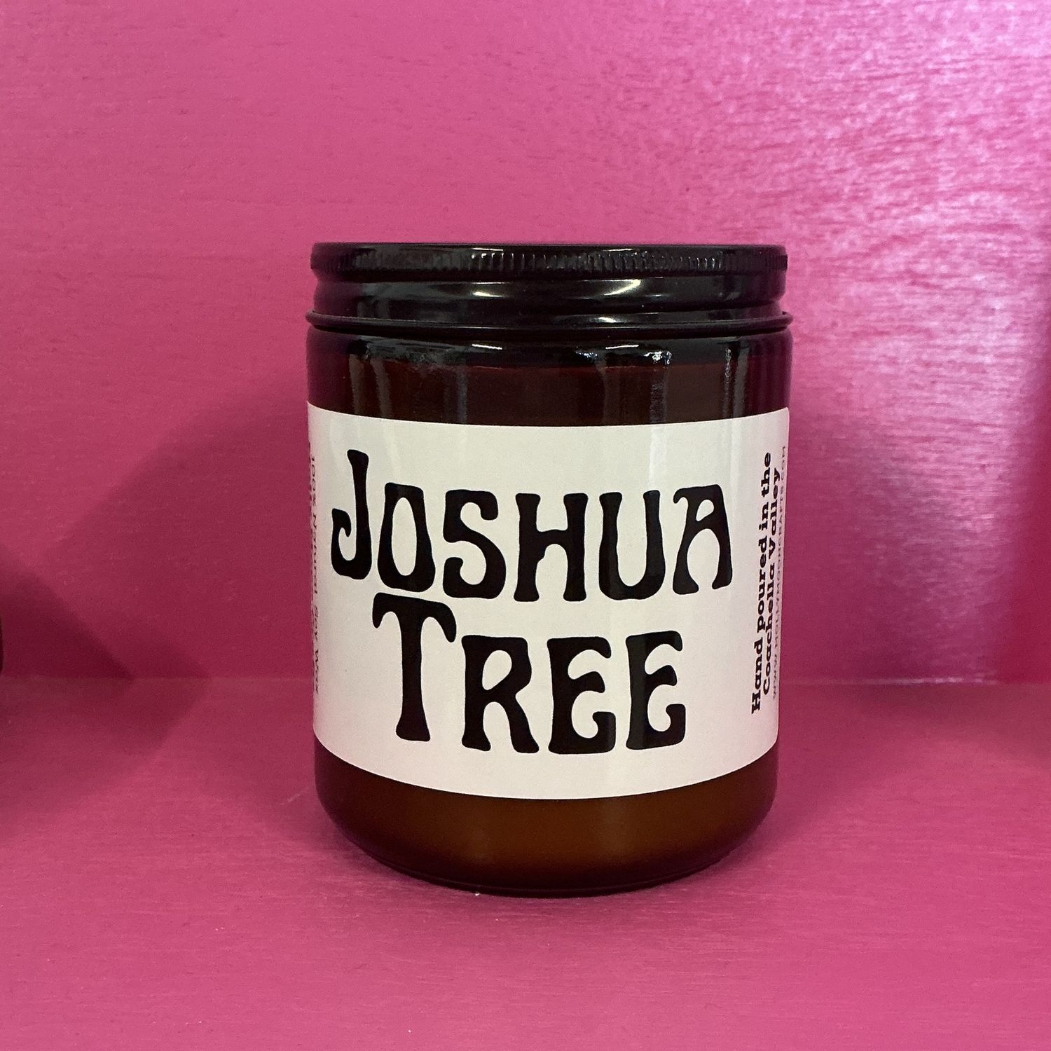 9 oz Amber Jar Joshua Tree