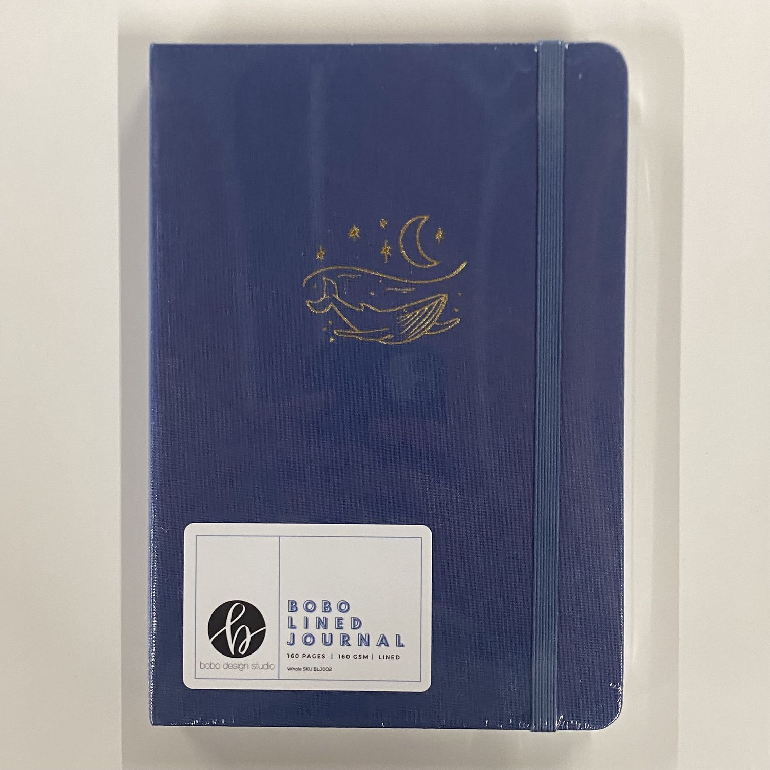 bobo Lined Journal- Whale
