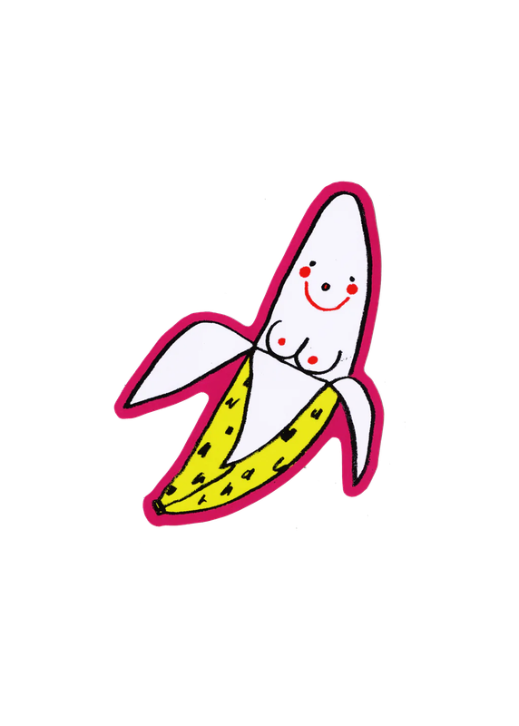 banana sticker