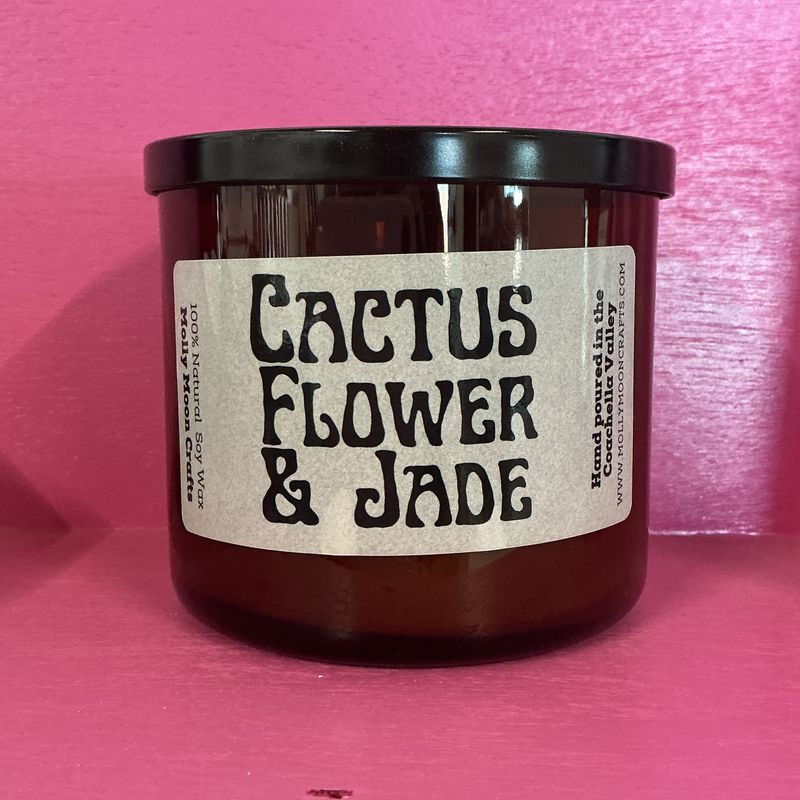 17 oz Large 3-Wick Cactus Flower