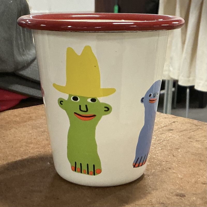 Foot Guy Enamel Cup