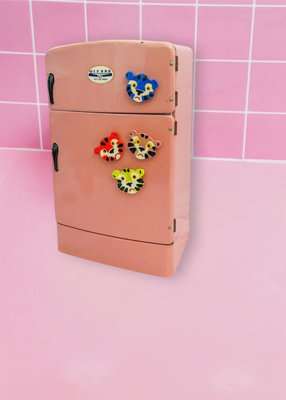 Cartoony Tiger Magnet