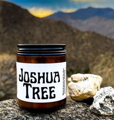 9 oz Amber Jar Joshua Tree