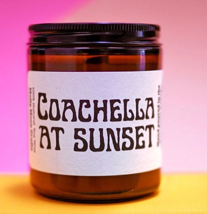 9oz Amber Jar Coachella at Sunset