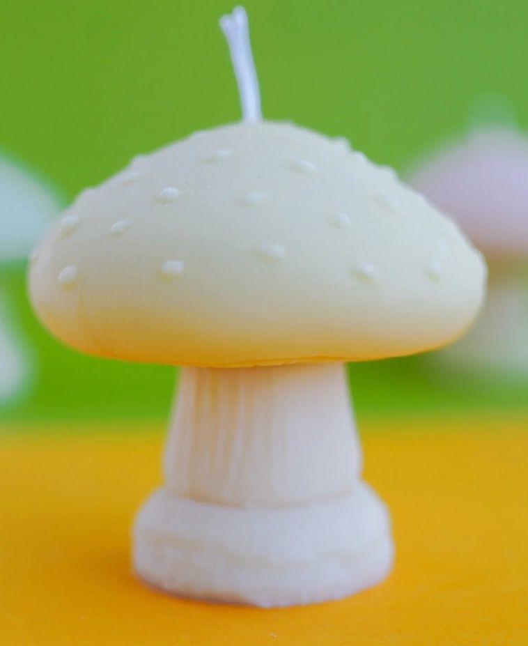 Mushroom Shaped Candle