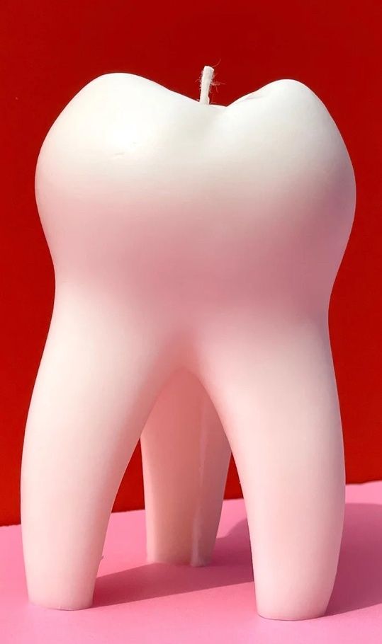 Tooth Shaped  Candle