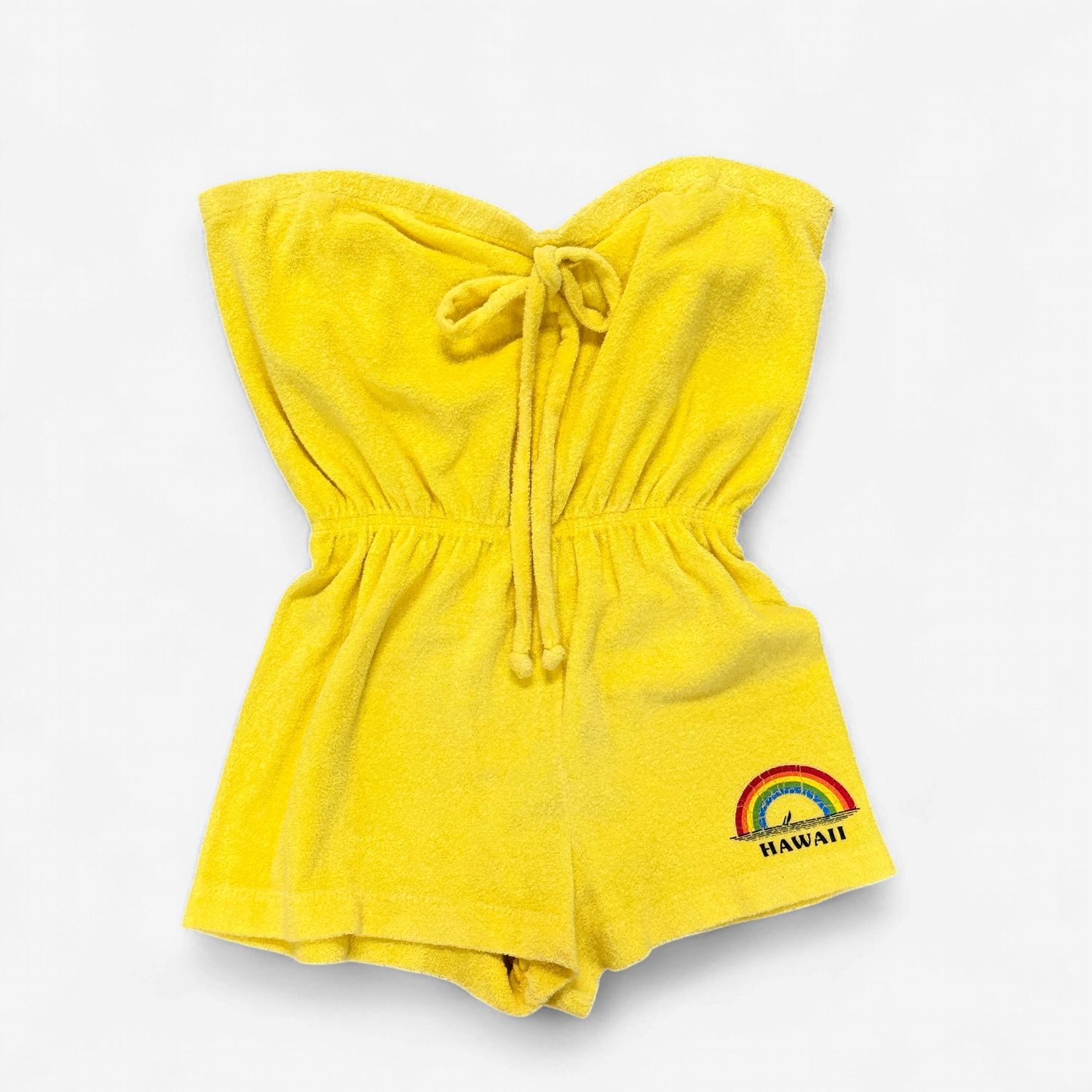 Yellow Terry Cloth Onesie