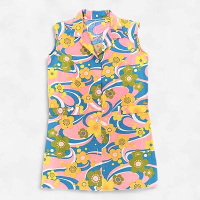Psychedelic Mod Dress