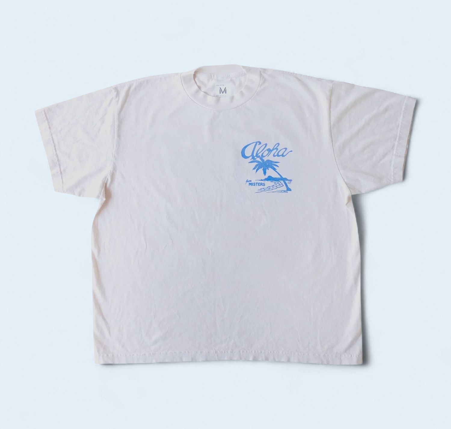 Aloha Tee, Color: Cream, Size: XS