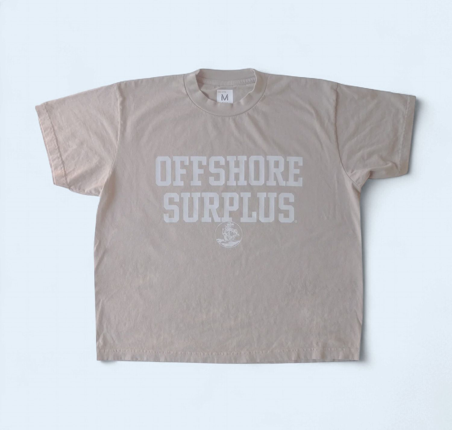 Offshore Tee, Color: Khaki, Size: Large