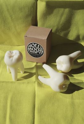 Tooth Shaped  Candle