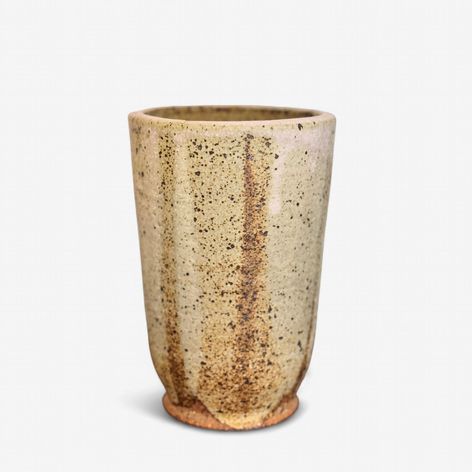 Cream Cylinder  Vase