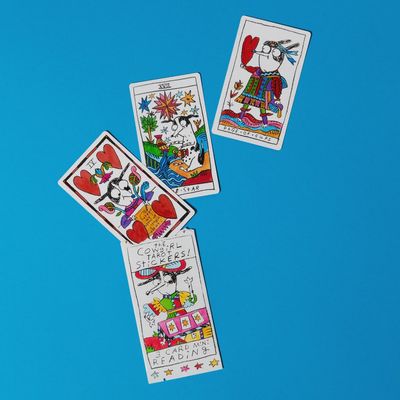 cowgirl tarot sticker pack
