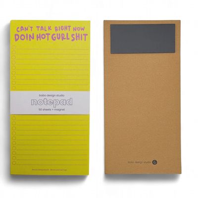 Can't Talk Right Now - Long Notepad