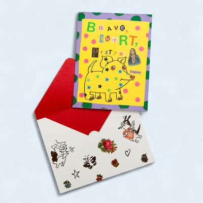 brave smart pretty card