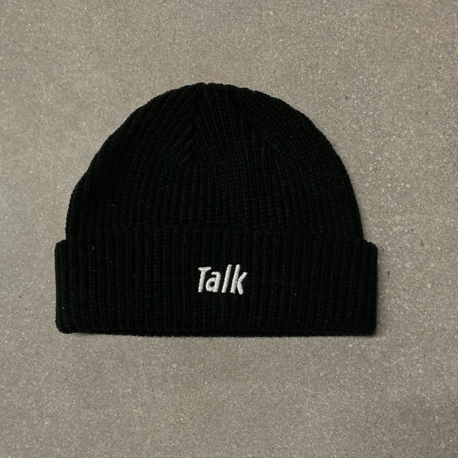 Talk Wordmark Beanie, Color: BLACK, Size: OS