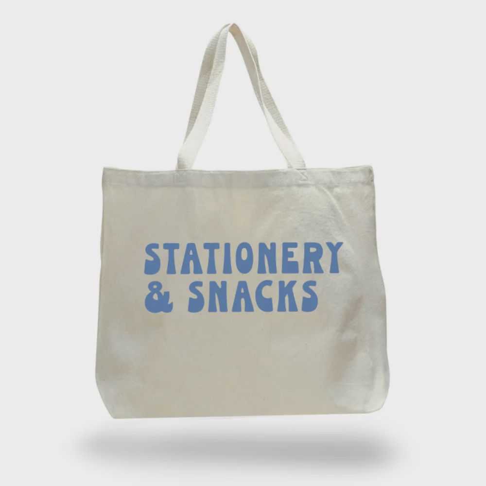 Stationery and Snacks Tote