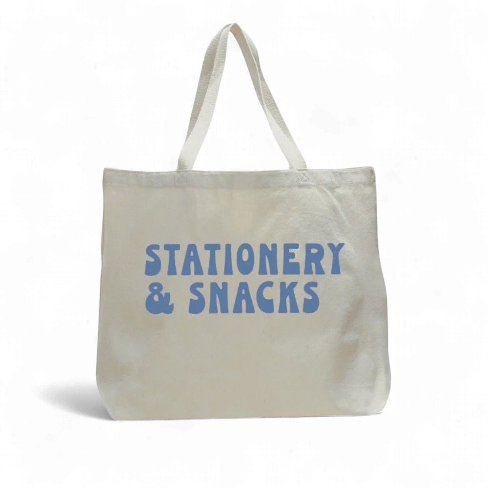 Stationery and Snacks Tote