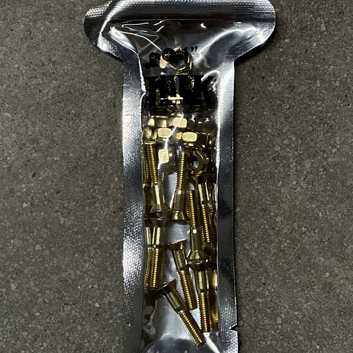 Talk Gold Bolts, Color: GOLD, Size: 1