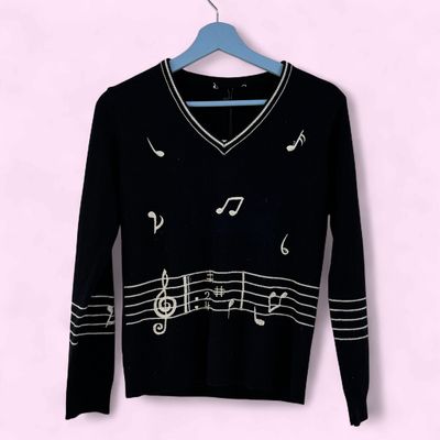 vintage music lover sweater