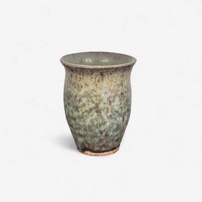 Small Curved Vase - Turqoise