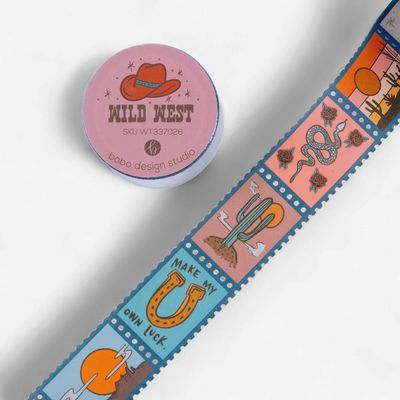 Wild West Postage Washi