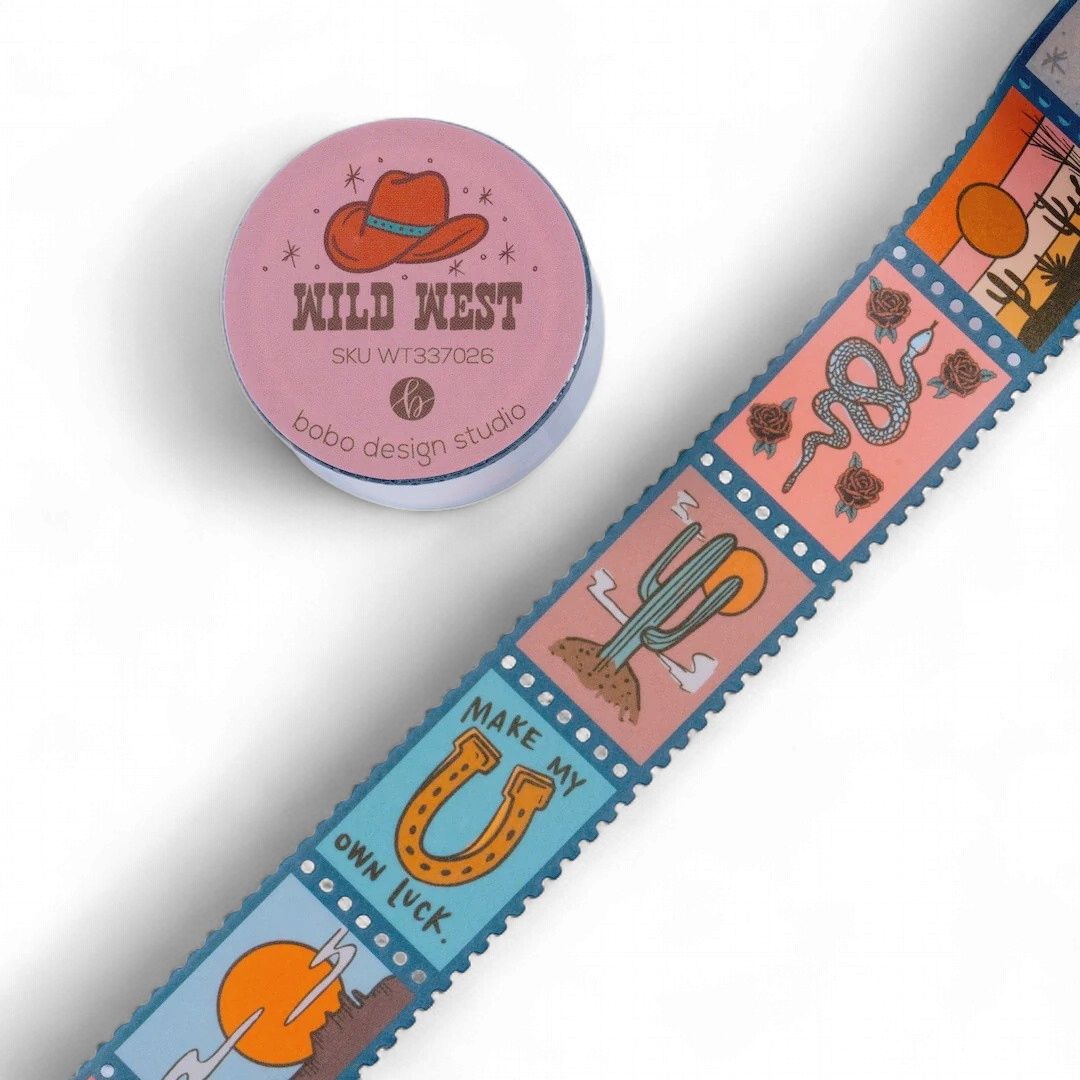 Wild West Postage Washi