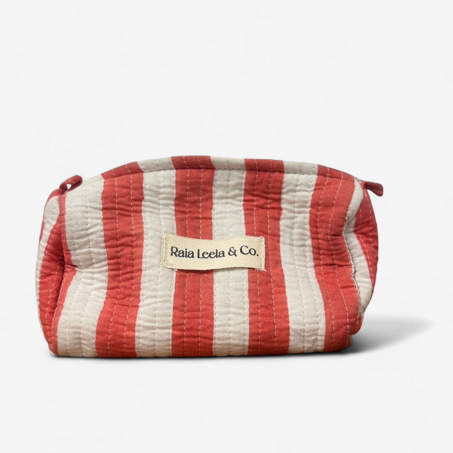 P060 Salmon Stripe Pouch