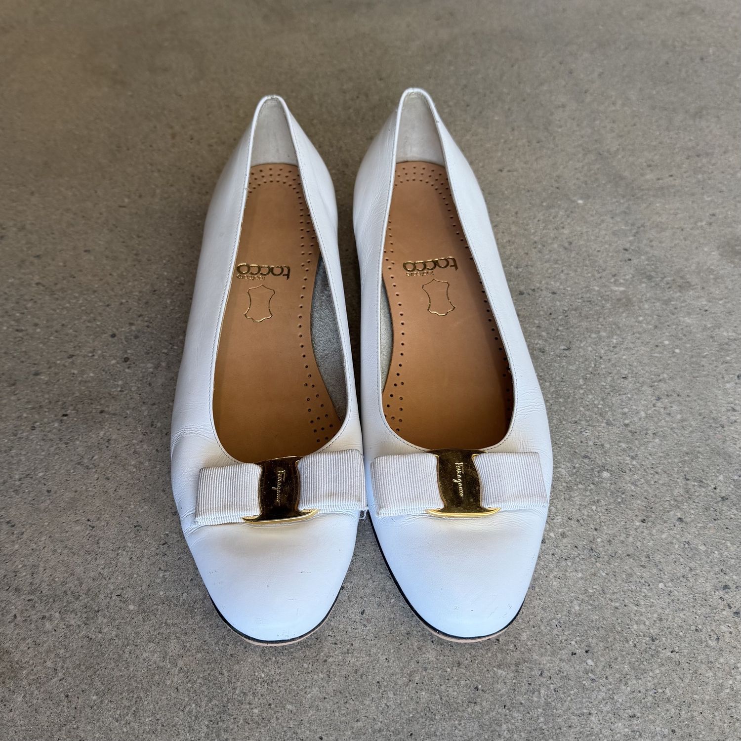 Ferragamo White Shoes