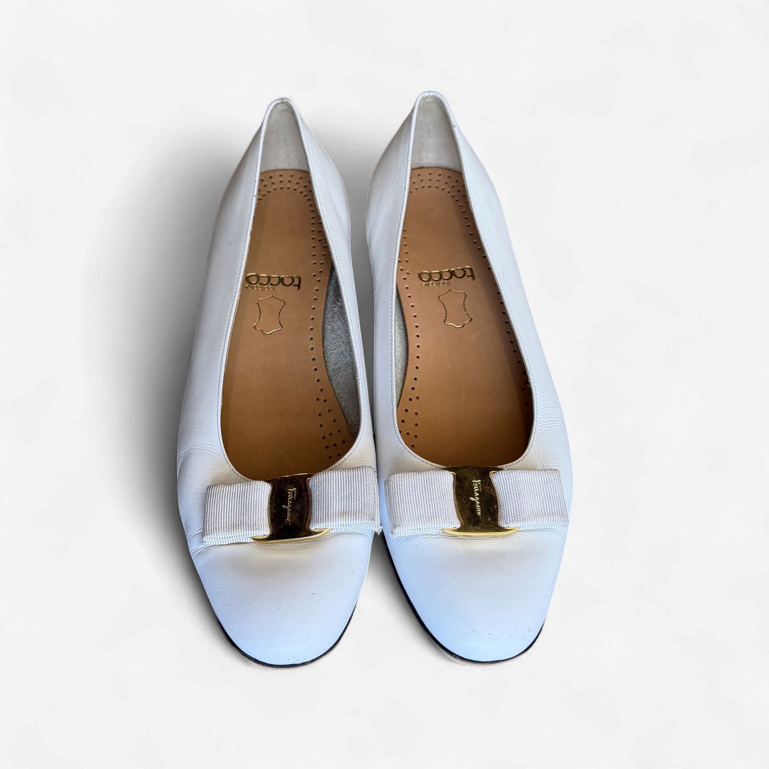 Ferragamo White Shoes