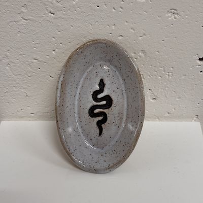 Snake Plate Mini Oval