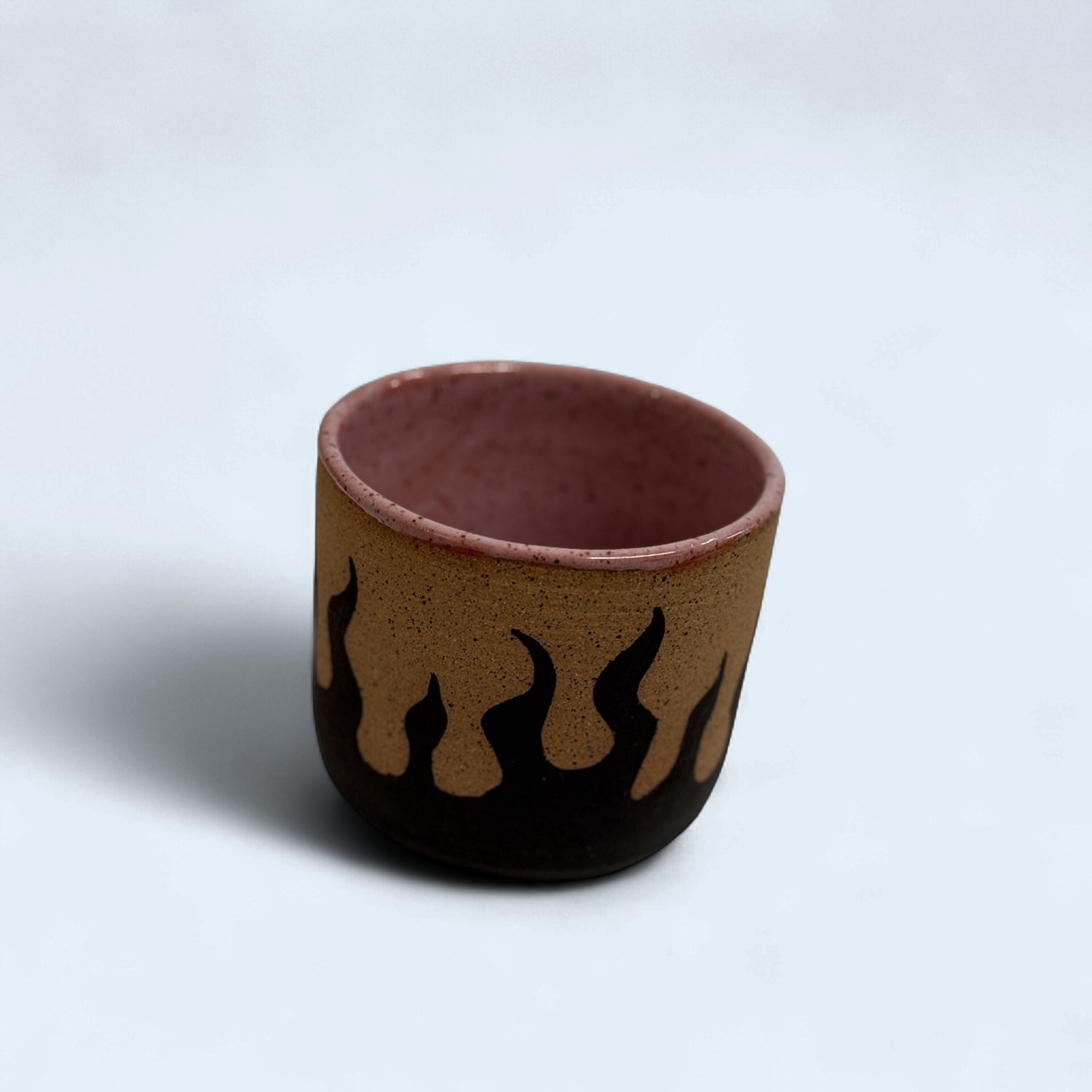 Flame Tumbler, Color: Speckled Pink