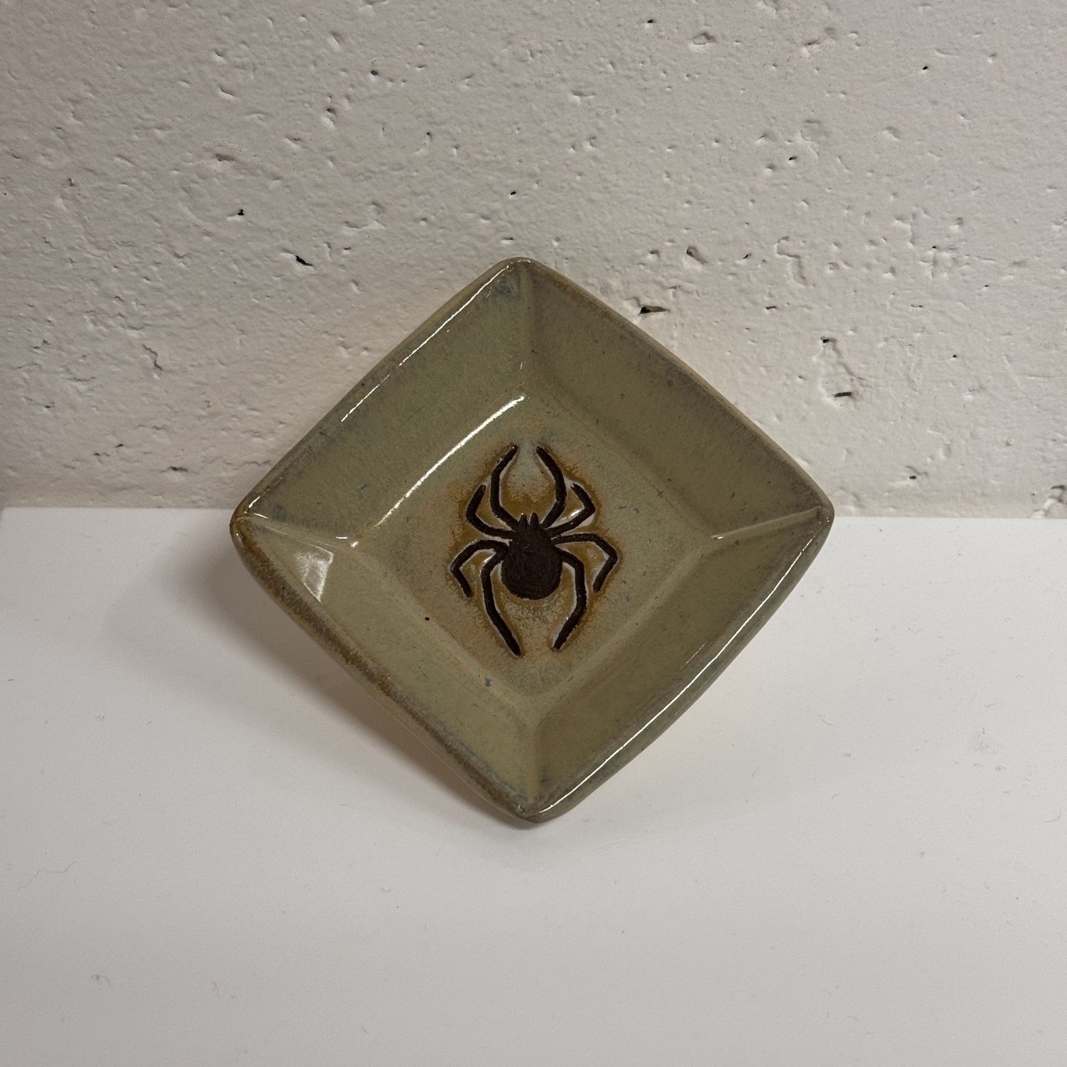 Spider Plate MIni Diamond, Color: Sea Gold