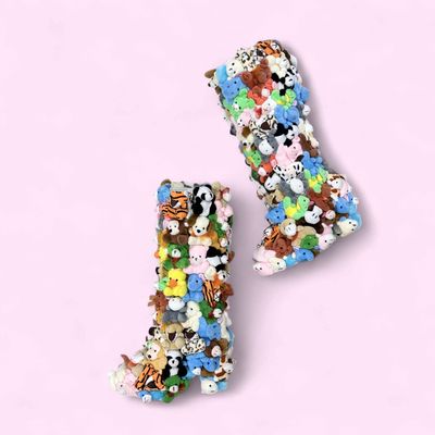 Teddy Knee Hign Thigh High Boot