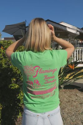 Flamingo Tennis Tee