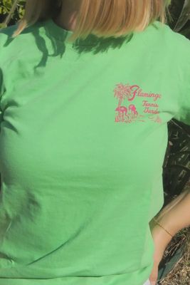 Flamingo Tennis Tee