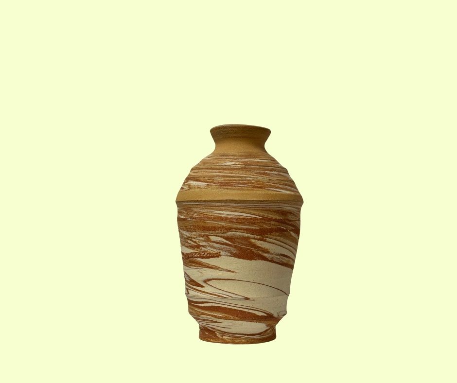 Red and White Marble