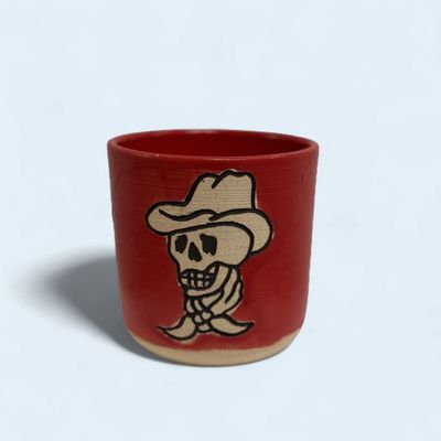 Cowboy Skull Tumbler
